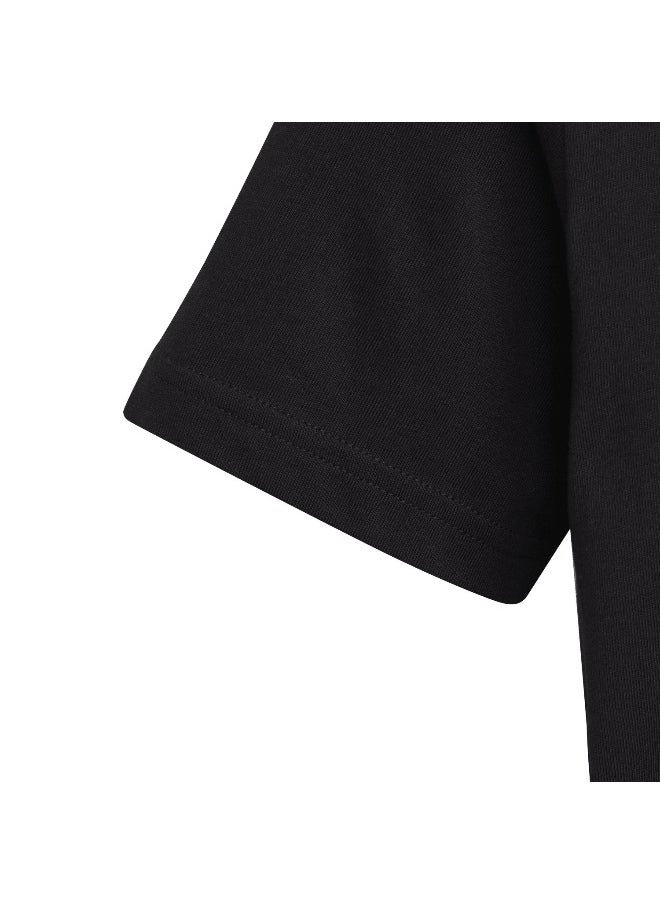 adidas U Sl Tee Black Training T-Shirts 7-8Y