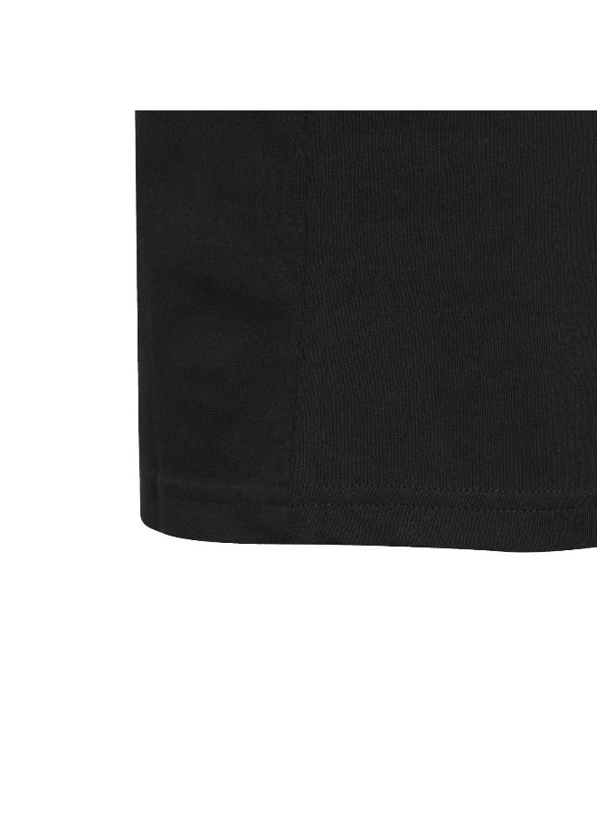 adidas U Sl Tee Black Training T-Shirts 7-8Y