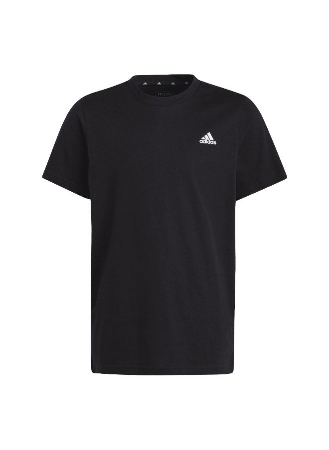 adidas U Sl Tee Black Training T-Shirts 7-8Y