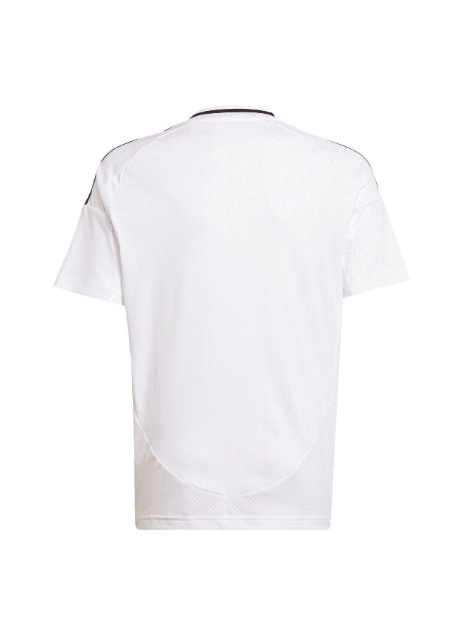 Adidas Real H Jsy Y White Football Jerseys For Boys 128