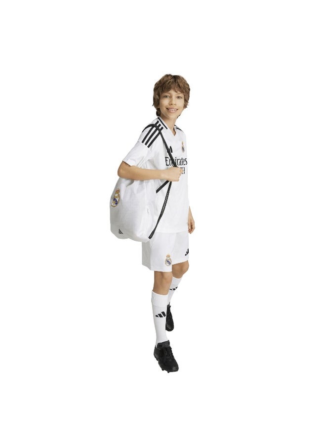 Adidas Real H Jsy Y White Football Jerseys For Boys 128