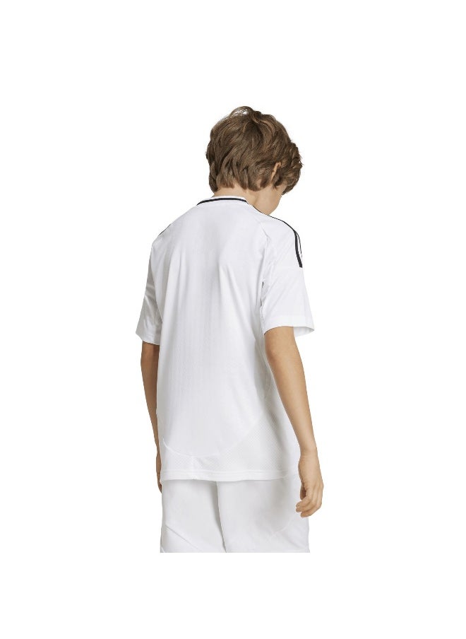 Adidas Real H Jsy Y White Football Jerseys For Boys 128