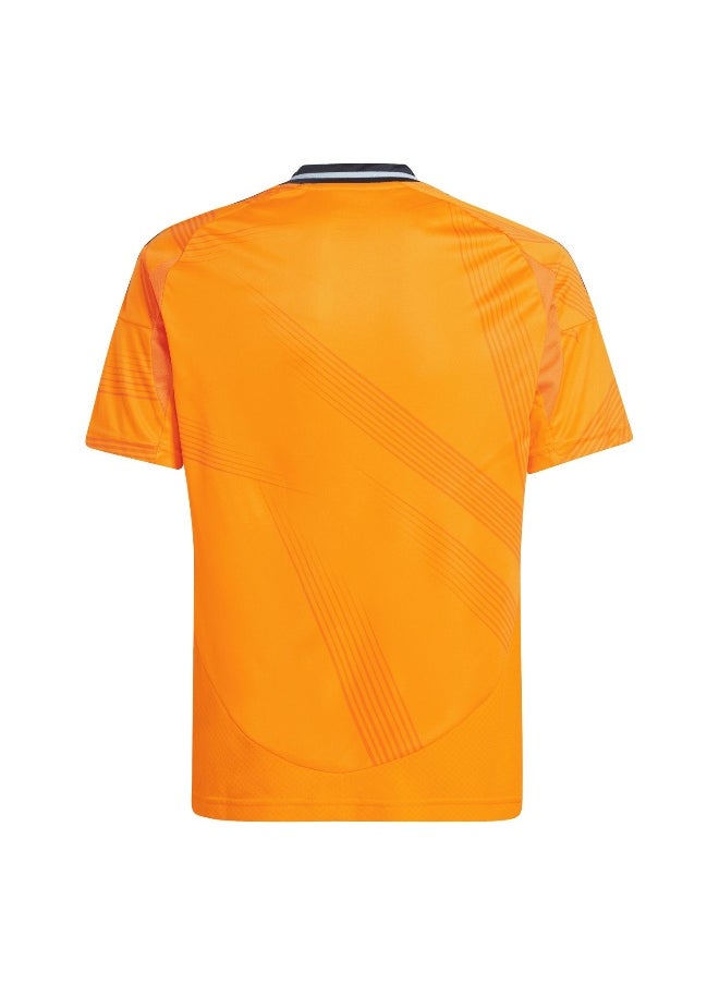 Adidas Real A Jsy Y Orange Football Jerseys For Boys 128