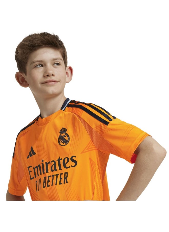 Adidas Real A Jsy Y Orange Football Jerseys For Boys 128