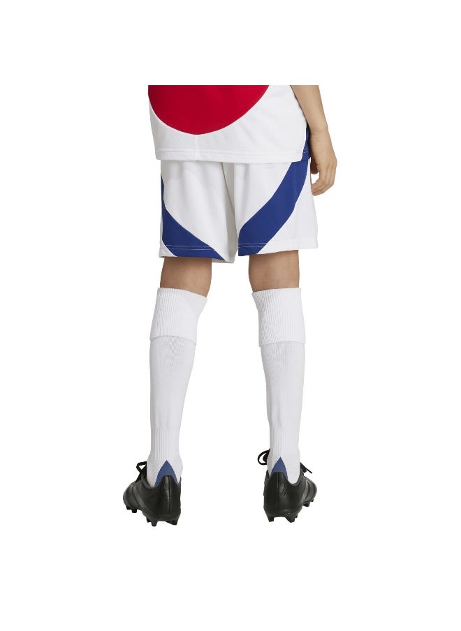 Adidas Afc H Sho Y White Football Shorts For Boys 128