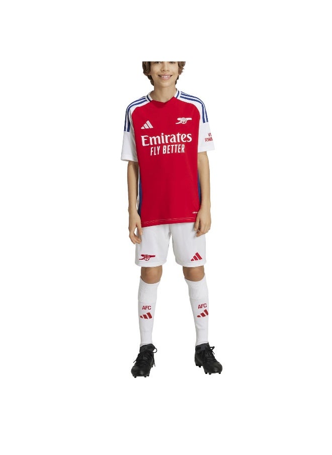 Adidas Afc H Sho Y White Football Shorts For Boys 128