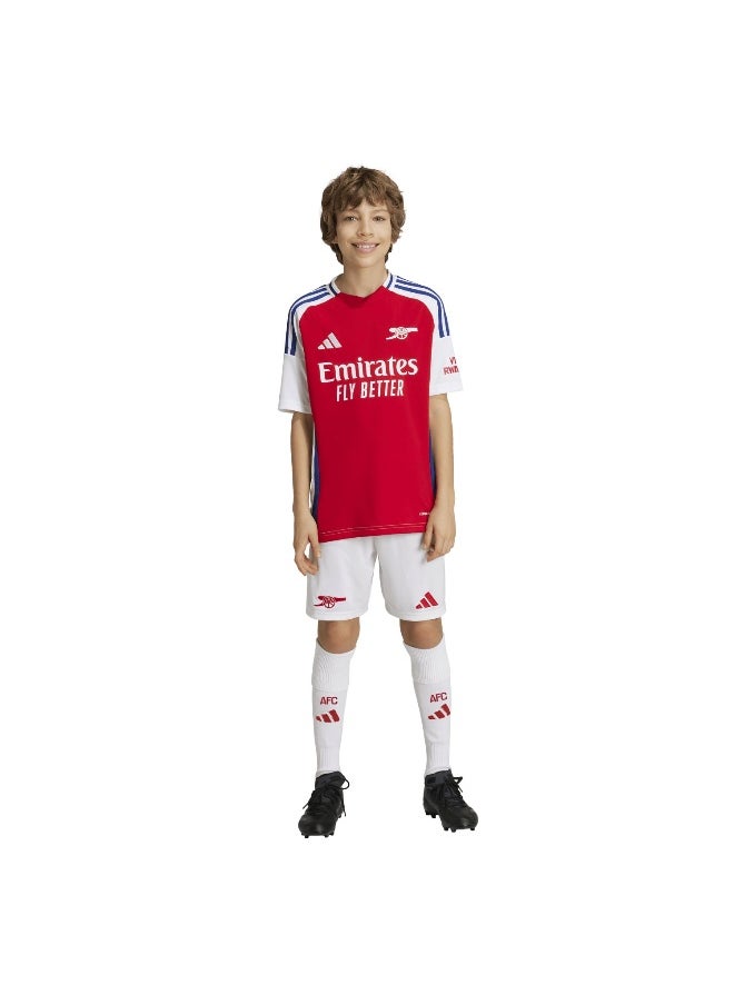 Adidas Afc H Sho Y White Football Shorts For Boys 128