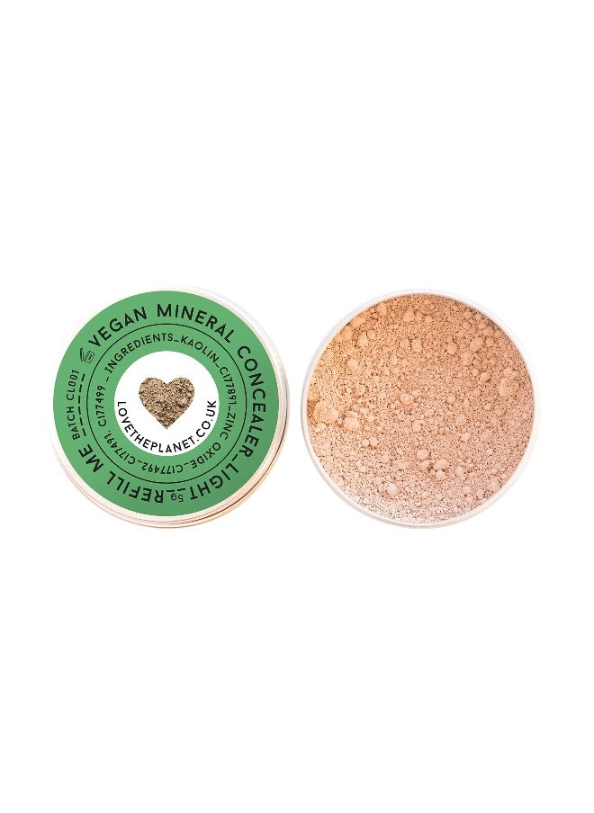 Love the Planet Vegan Mineral Concealer Shade Light in Refill Pouch