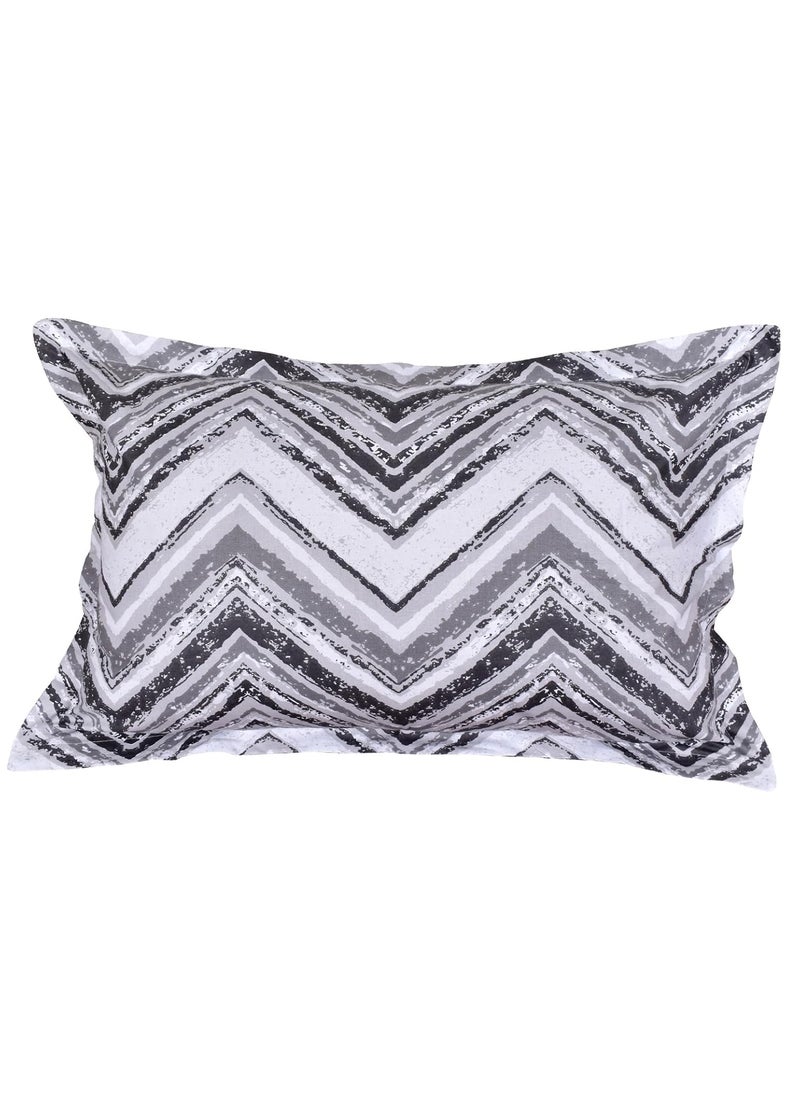 HUESLAND by Ahmedabad Cotton 144 TC Elastic Bedsheet for Single Size Bed Cotton with 1 Pillow Cover 3ft x 65ft