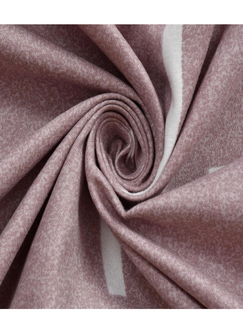 SHOMES 250 TC 100 Cotton Feel Bedsheet for DoubleKing Size Bed Floral Design Bed Spread with 2 Pillow Covers Soft Breathable Wrinkle Free BedsheetsBedcover 90 x 90 Inches Brown