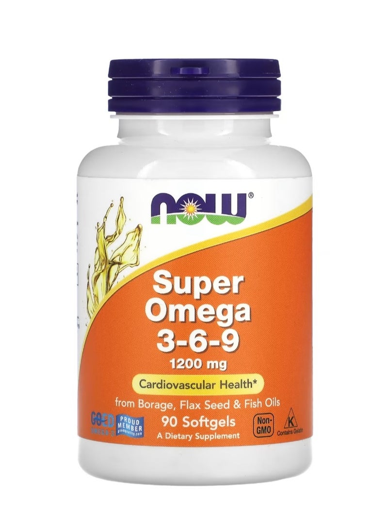 Super Omega 3-6-9 1200 mg 90 Softgels