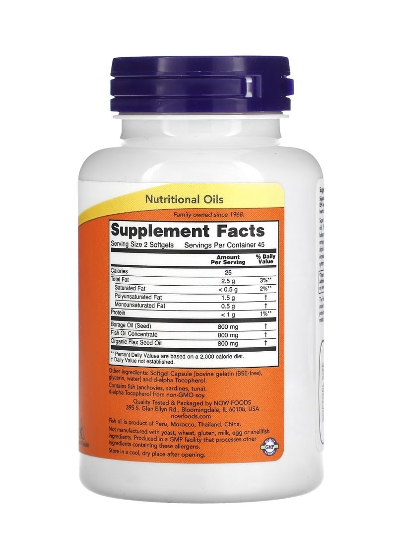 Super Omega 3-6-9 1200 mg 90 Softgels