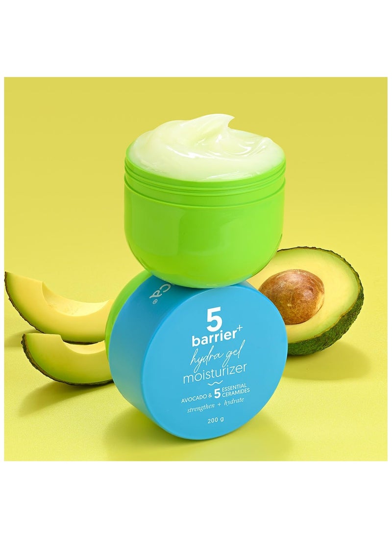 Aqualogica Barrier+ Hydra Gel Moisturizer with 5 Ceramides & Avocado - 200 g 24-Hour Intense Hydration