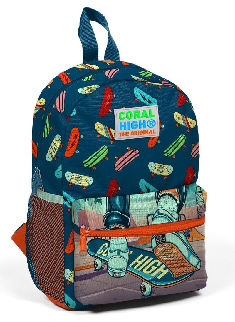 Kids Orange Two-Compartment Nest Backpack 23523
