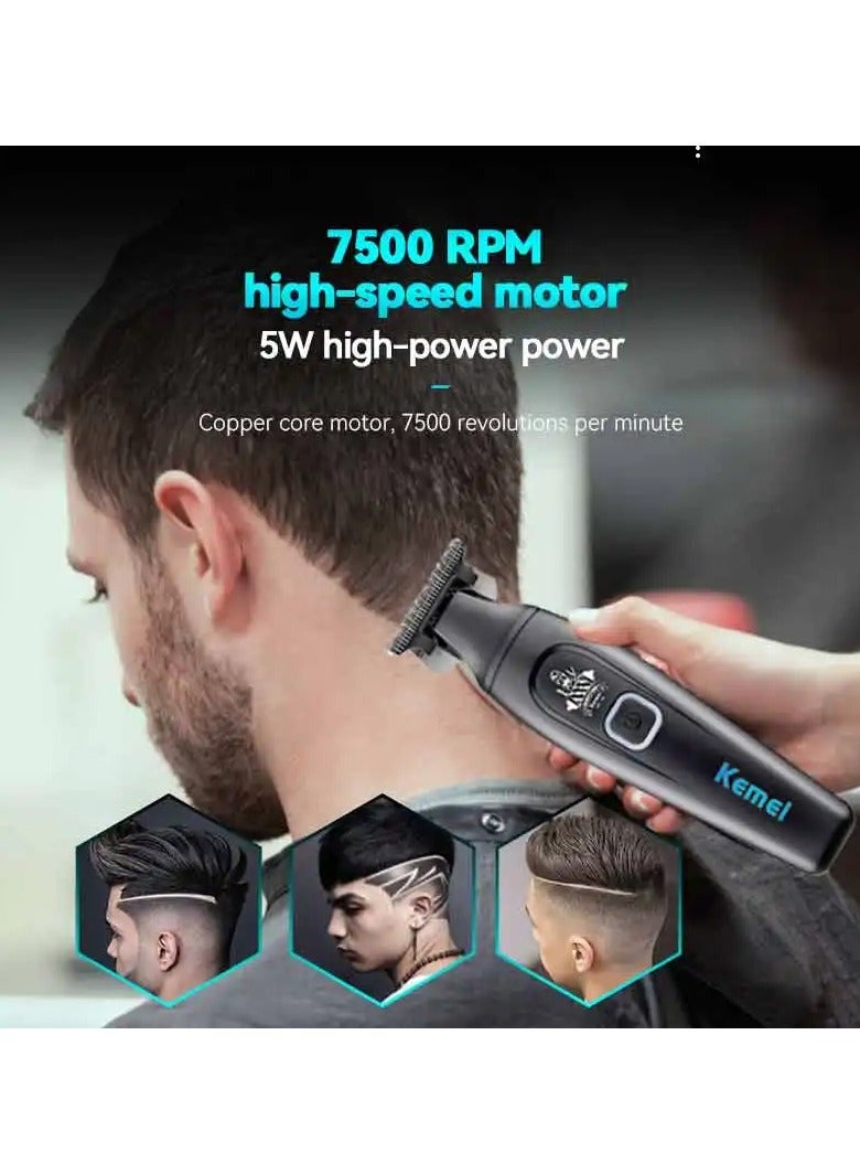 Cordless Hair Trimmer – 1500 mAh Battery, 180 Min Runtime, USB-C Recharge, LED Indicator & Professional Cutter Head Multicolour