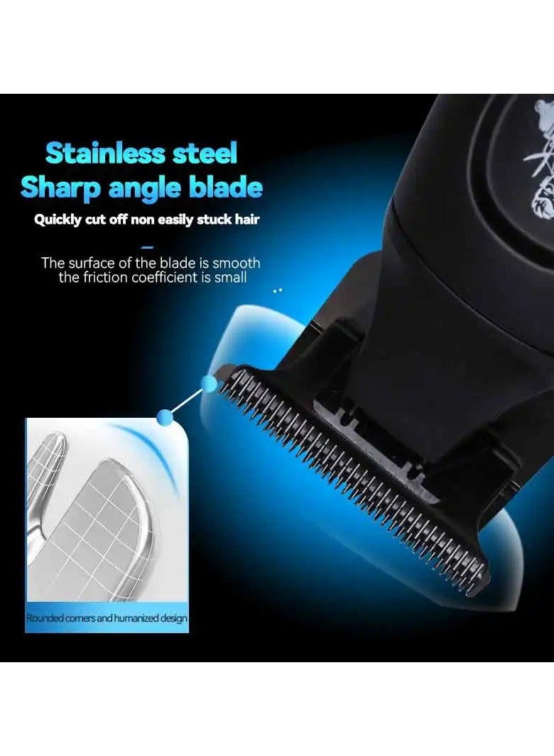 Cordless Hair Trimmer – 1500 mAh Battery, 180 Min Runtime, USB-C Recharge, LED Indicator & Professional Cutter Head Multicolour