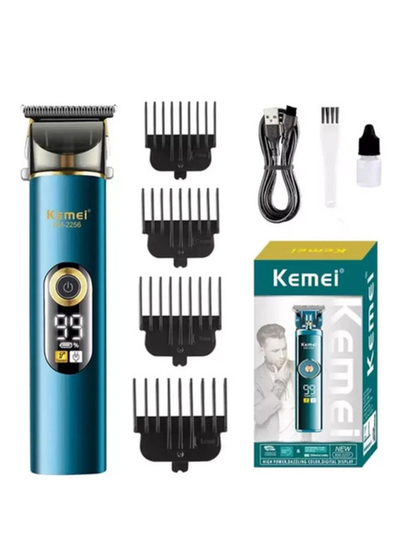 Professional Hair Clipper – 180 Min Cordless Use, 1500mAh Battery, Powder Metallurgy Cutter, Light Touch Switch, USB Charging, Indicator Light Multicolour