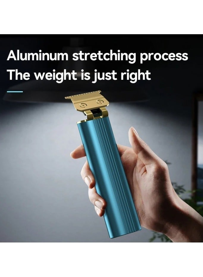 Professional Hair Clipper – 180 Min Cordless Use, 1500mAh Battery, Powder Metallurgy Cutter, Light Touch Switch, USB Charging, Indicator Light Multicolour