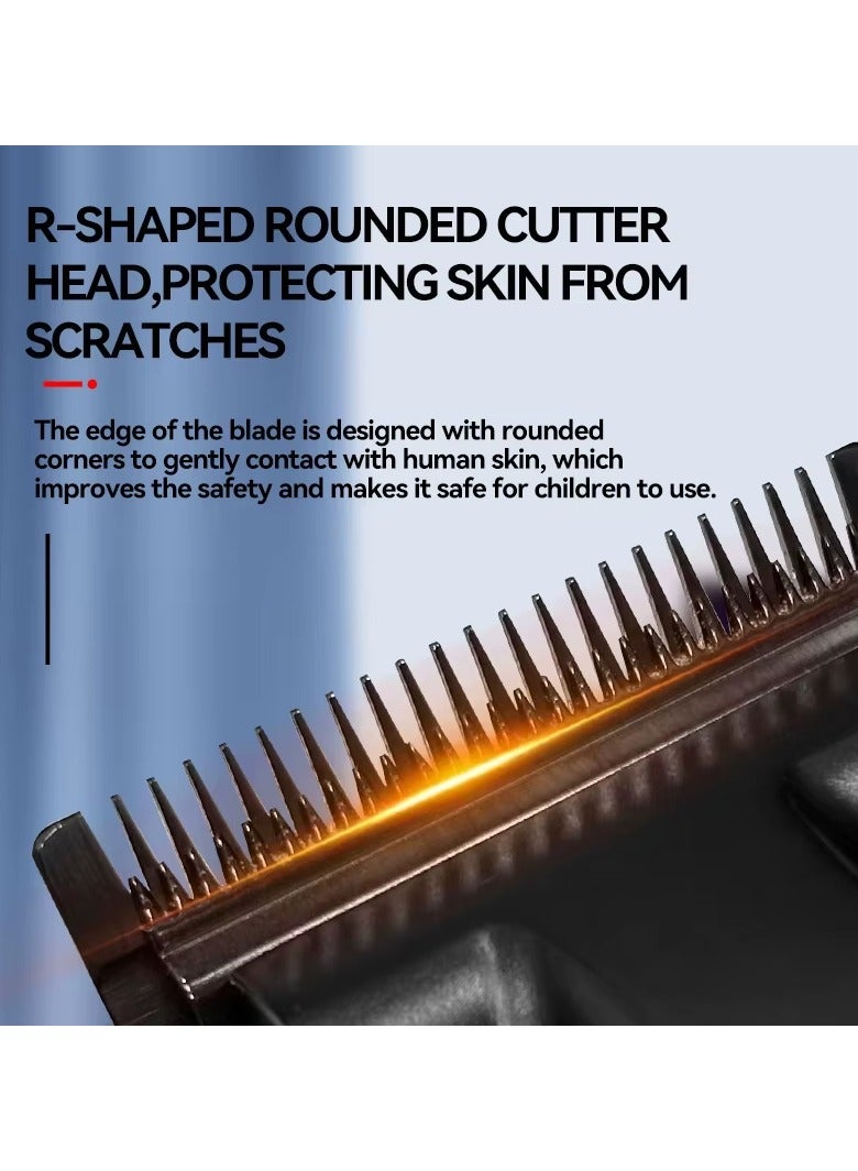 Kemei Professional Hair Clipper – 2000mAh Rechargeable Battery, 150 Minutes Runtime, High-Power Motor, Precision Blades for Hair Cutting & Grooming Multicolour