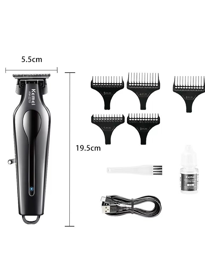 Kemei Professional Hair Clipper – 2000mAh Rechargeable Battery, 150 Minutes Runtime, High-Power Motor, Precision Blades for Hair Cutting & Grooming Multicolour