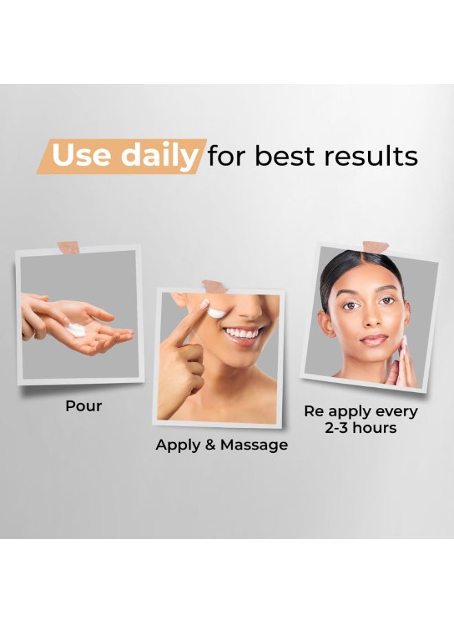 Daily Moisturizing Sunscreen SPF 30 PA++ | Glycerin, Hydroxyethyl Urea | Dermatologist-Developed | 22 Years Expertise | Hydrating, Non-Sticky Cream, All Skin Types | 50ml