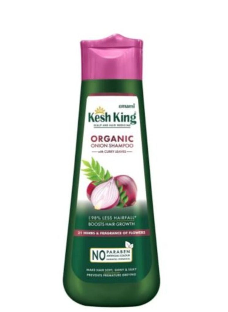 Kesh King Ayurvedic Onion Shampoo with 21 Herbs Reduces Hairfall And Boost Hair Growth 300 ML