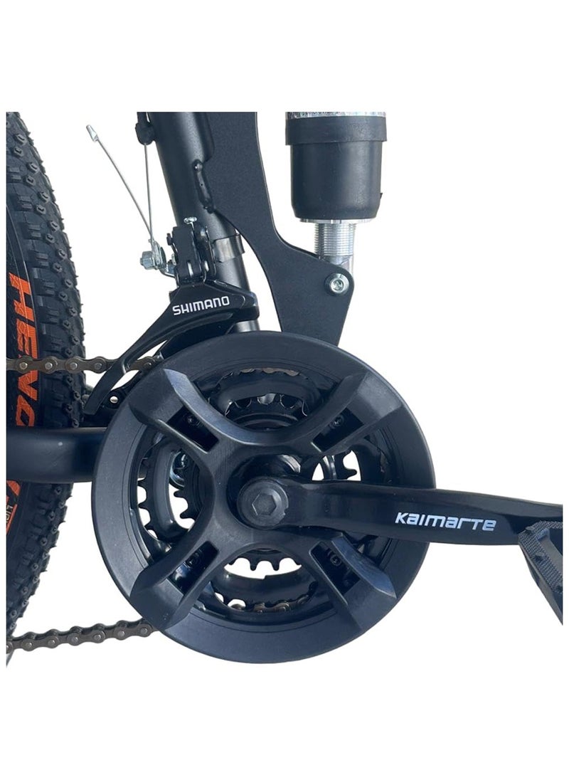 Folding Bike Shard 26 Inch 21 Speed Double Suspension Alloy Wheel Mountain Bike