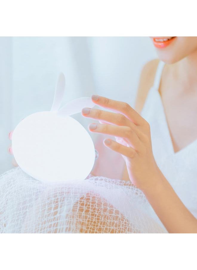 Bunny Kids Night Light Colorful LED Rechargeable Lovely Bunny Soft Silicone Lamp for Dormitory