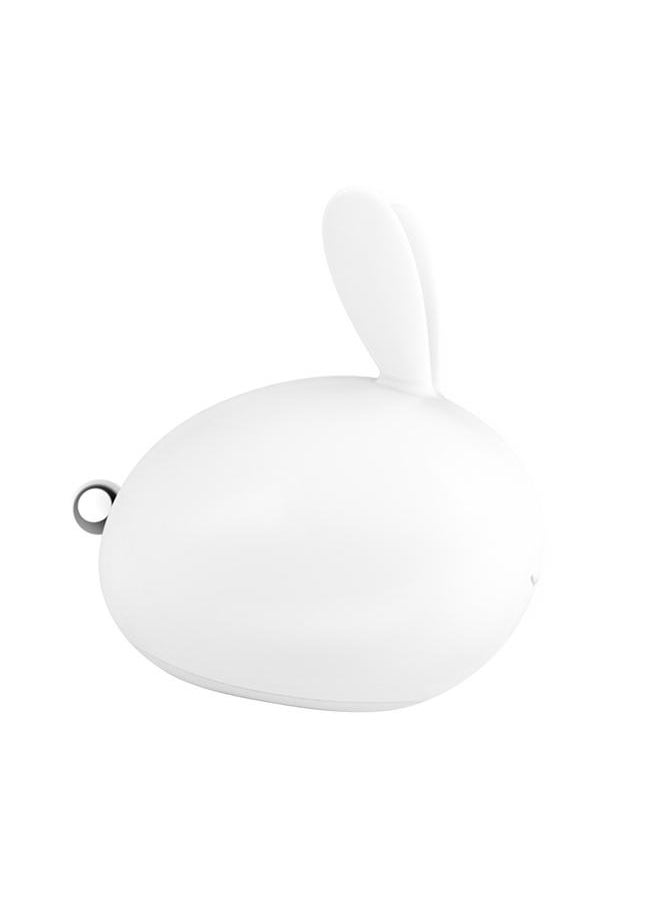 Bunny Kids Night Light Colorful LED Rechargeable Lovely Bunny Soft Silicone Lamp for Dormitory