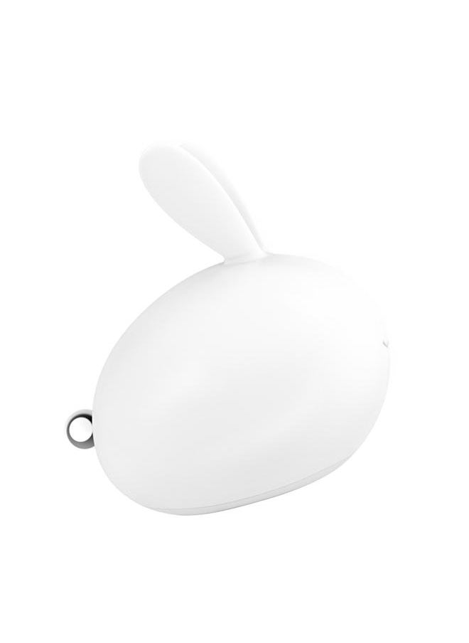 Bunny Kids Night Light Colorful LED Rechargeable Lovely Bunny Soft Silicone Lamp for Dormitory