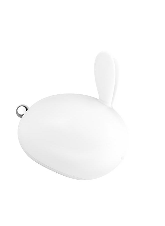 Bunny Kids Night Light Colorful LED Rechargeable Lovely Bunny Soft Silicone Lamp for Dormitory
