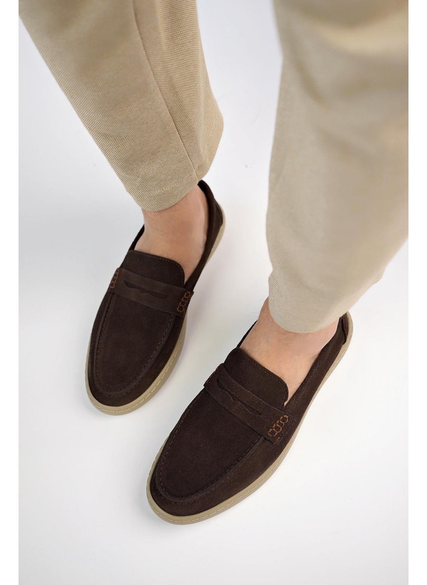 Denzel Guaranteed Daily Classic Leather Casual Comfortable Orthopedic Laceless Men's Shoes