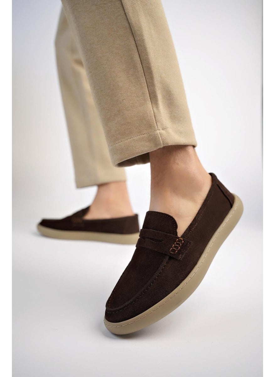 Denzel Guaranteed Daily Classic Leather Casual Comfortable Orthopedic Laceless Men's Shoes