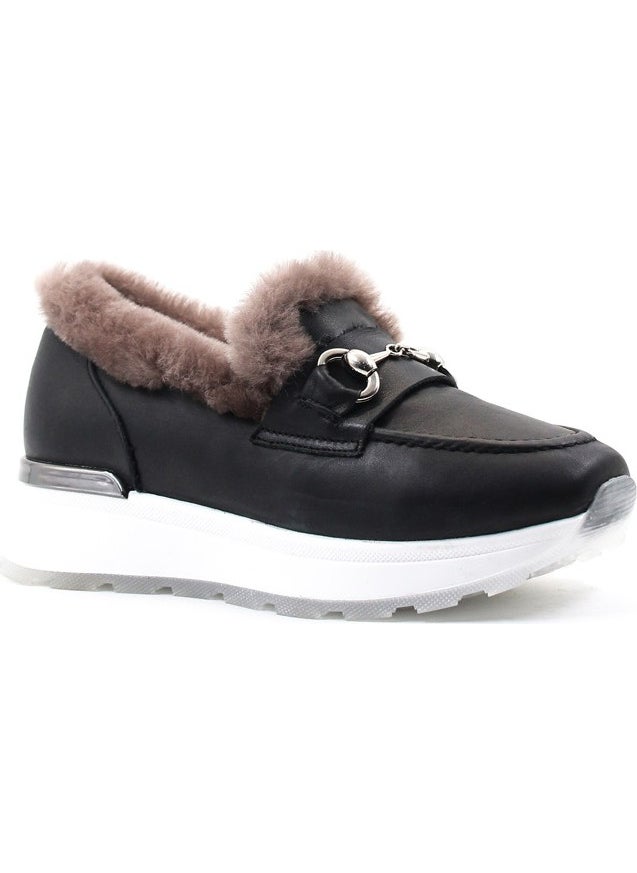 Leather Shearling Women's Casual Shoes 757KZA24501