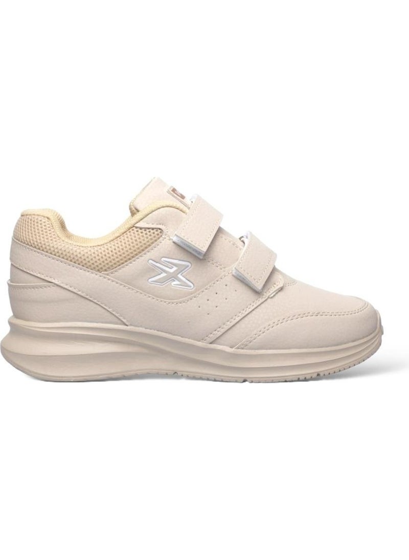 Women's Velcro Casual Sneakers Beige