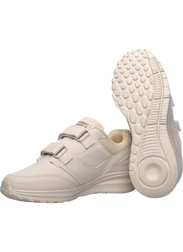 Women's Velcro Casual Sneakers Beige