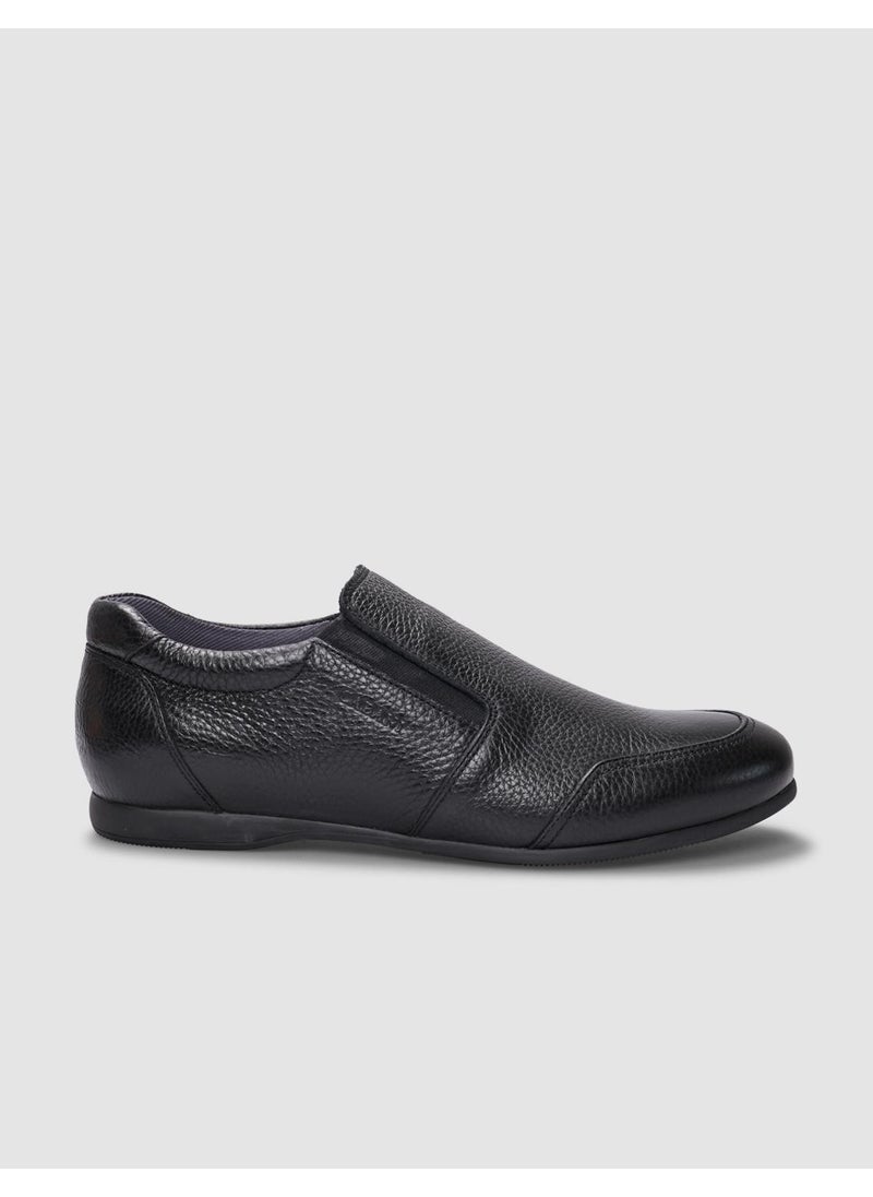 Genuine Leather Black Men's Casual Shoes