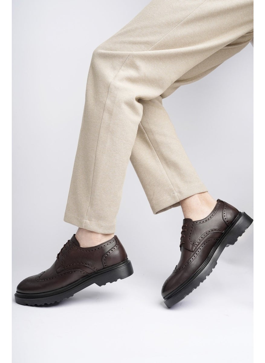 Andre Guaranteed Classic Genuine Leather Lace-Up Orthopedic Men's Casual Shoes