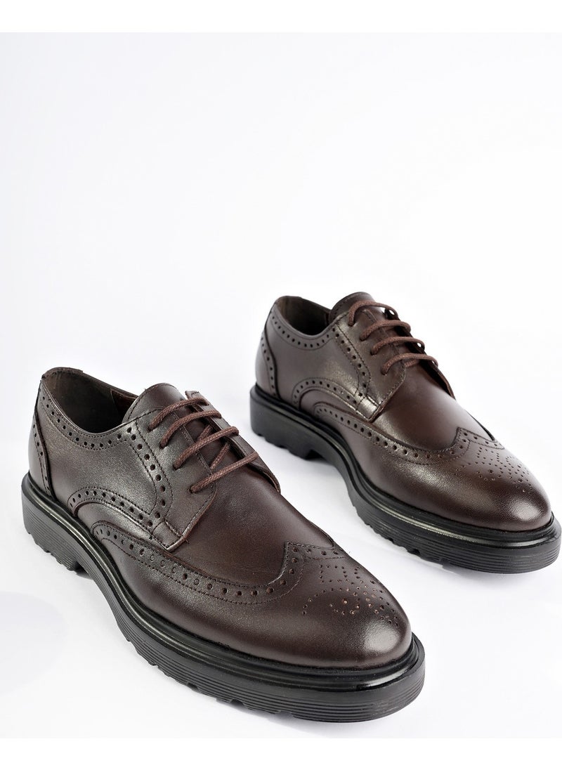 Andre Guaranteed Classic Genuine Leather Lace-Up Orthopedic Men's Casual Shoes