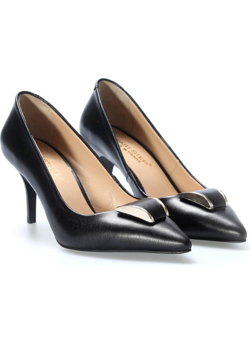 Leather Women's Stiletto Heel Shoes 215ZA3110