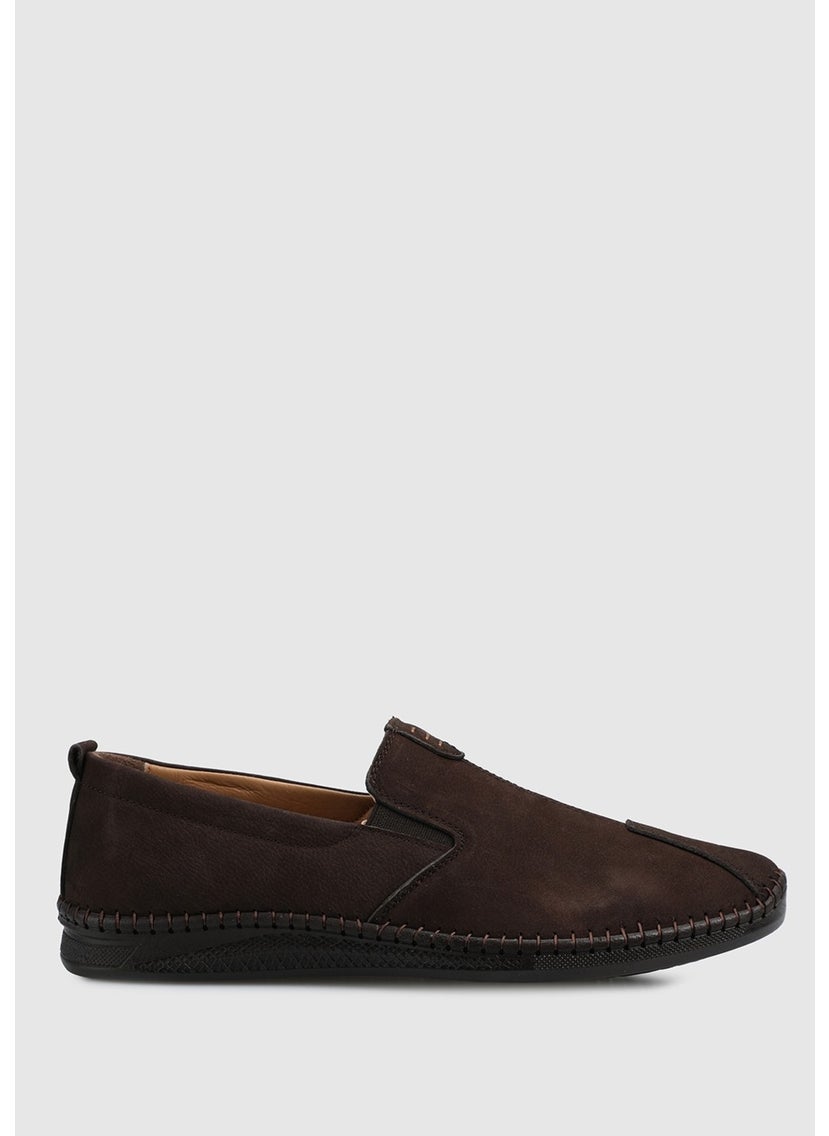 Brown Leather Men's Shoes