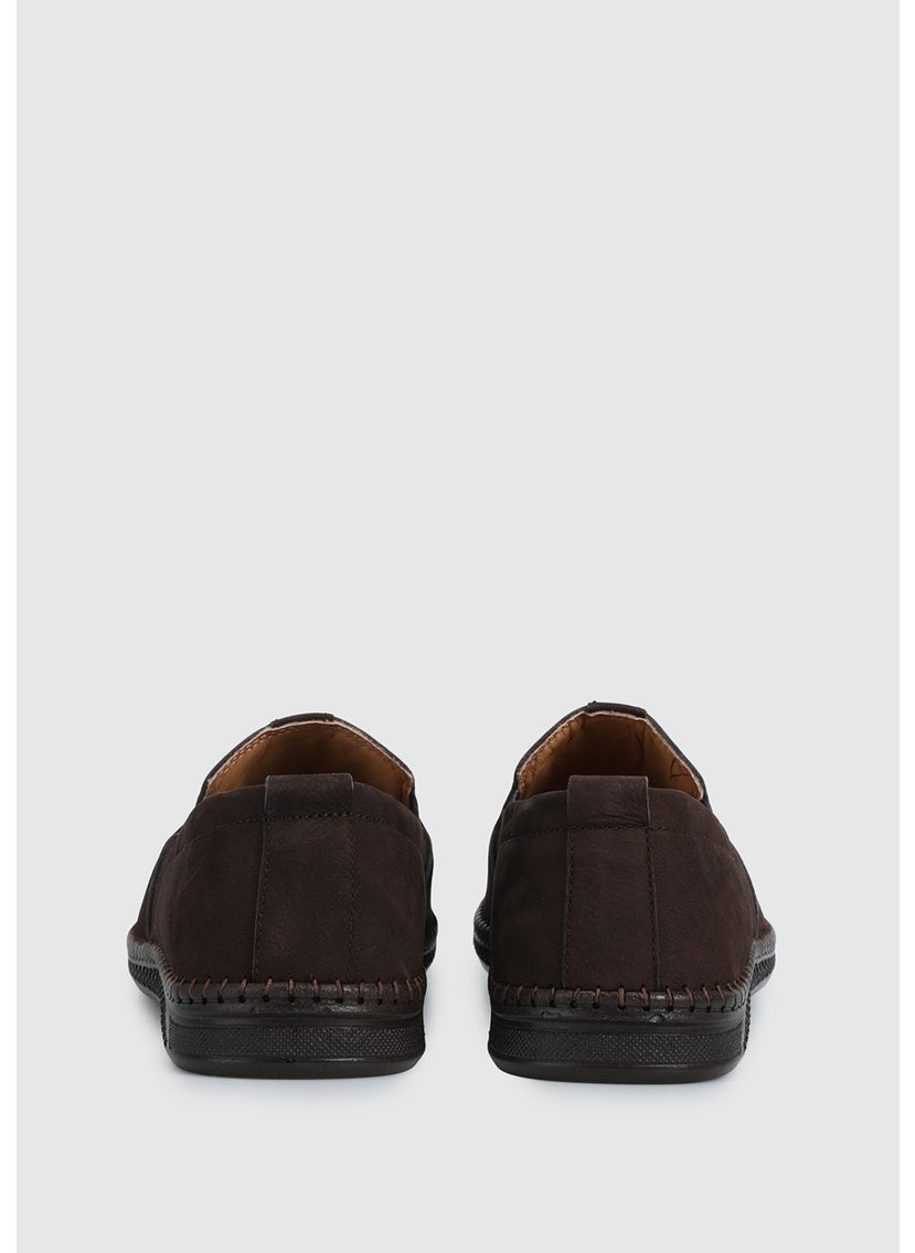 Brown Leather Men's Shoes