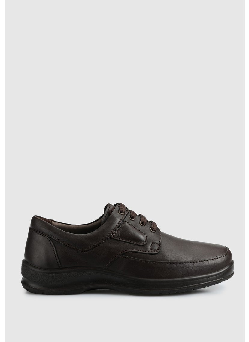 Brown Leather Men's Shoes