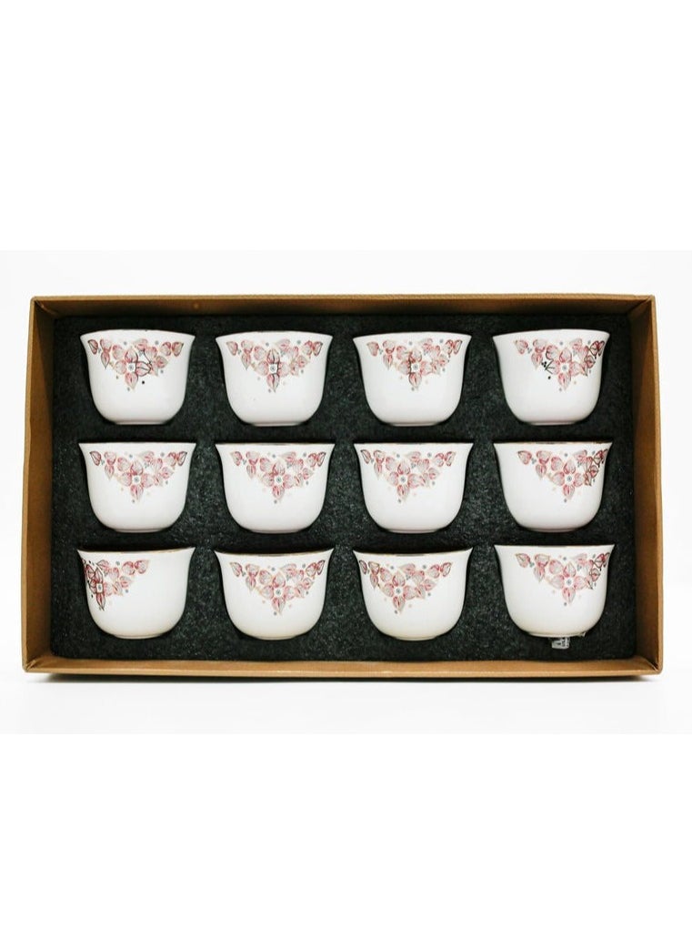 Lilac Ceramic 12Pcs Cawa Cup 60ML