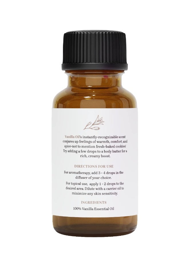 Vanilla Essential Oil by Essential Delights - 100% Pure & Certified (1 oz.) | Pure Grade Distilled Vanilla Essential Oil