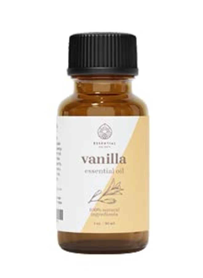 Vanilla Essential Oil by Essential Delights - 100% Pure & Certified (1 oz.) | Pure Grade Distilled Vanilla Essential Oil