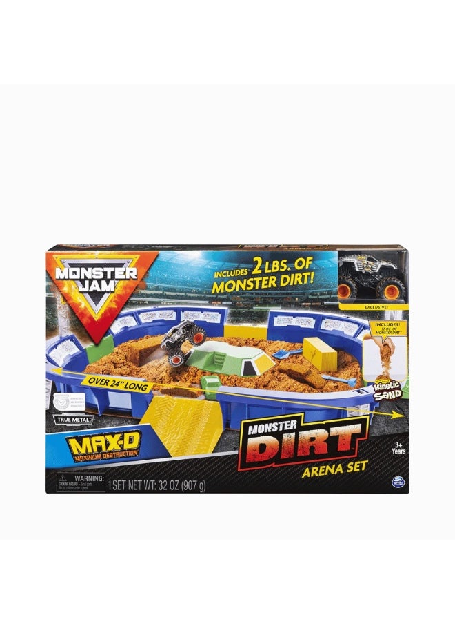 Monster Jam Kinetic Dirt Arena Playset