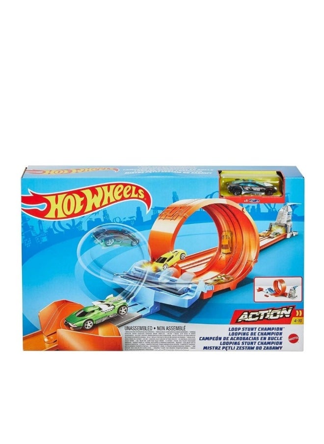 Hot Wheels Championship Trackset Loop Stunt by Mattel