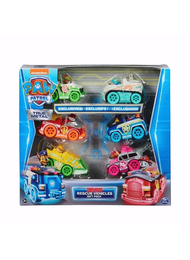 Paw Patrol Die-Cast Metal Neon Gift Pack By Spin Master