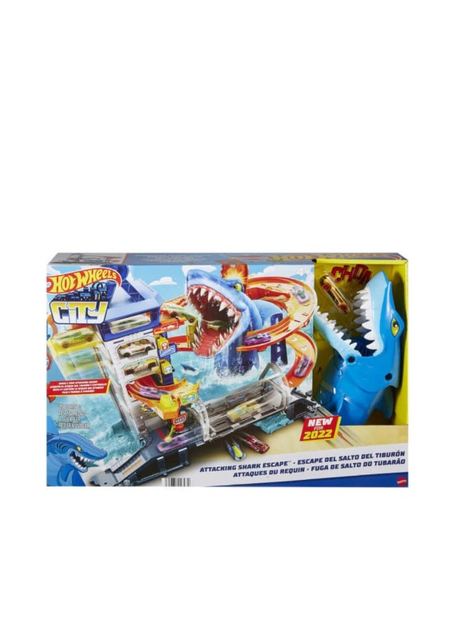 Hot Wheels Attacking Shark Escape Playset